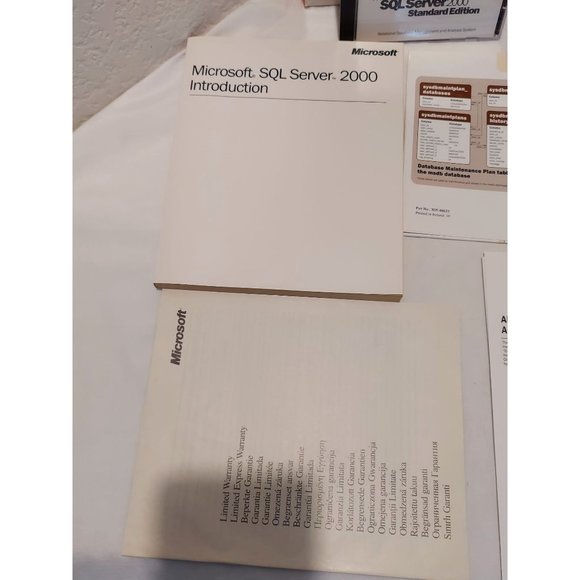 Microsoft SQL Server 2000 Standard Edition w/5 Client Licenses - 228-00690 - Picture 5 of 8